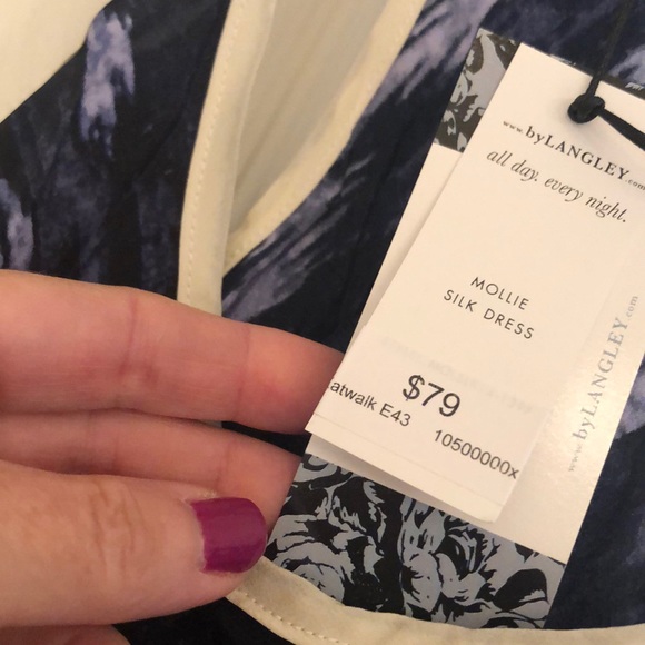 Silk dress Mollie lingerie sleepwear - Picture 2 of 5